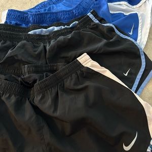 Nike running shorts.